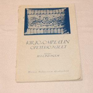 Idi Lindholm Kirjo-ompelun opetusohjeet